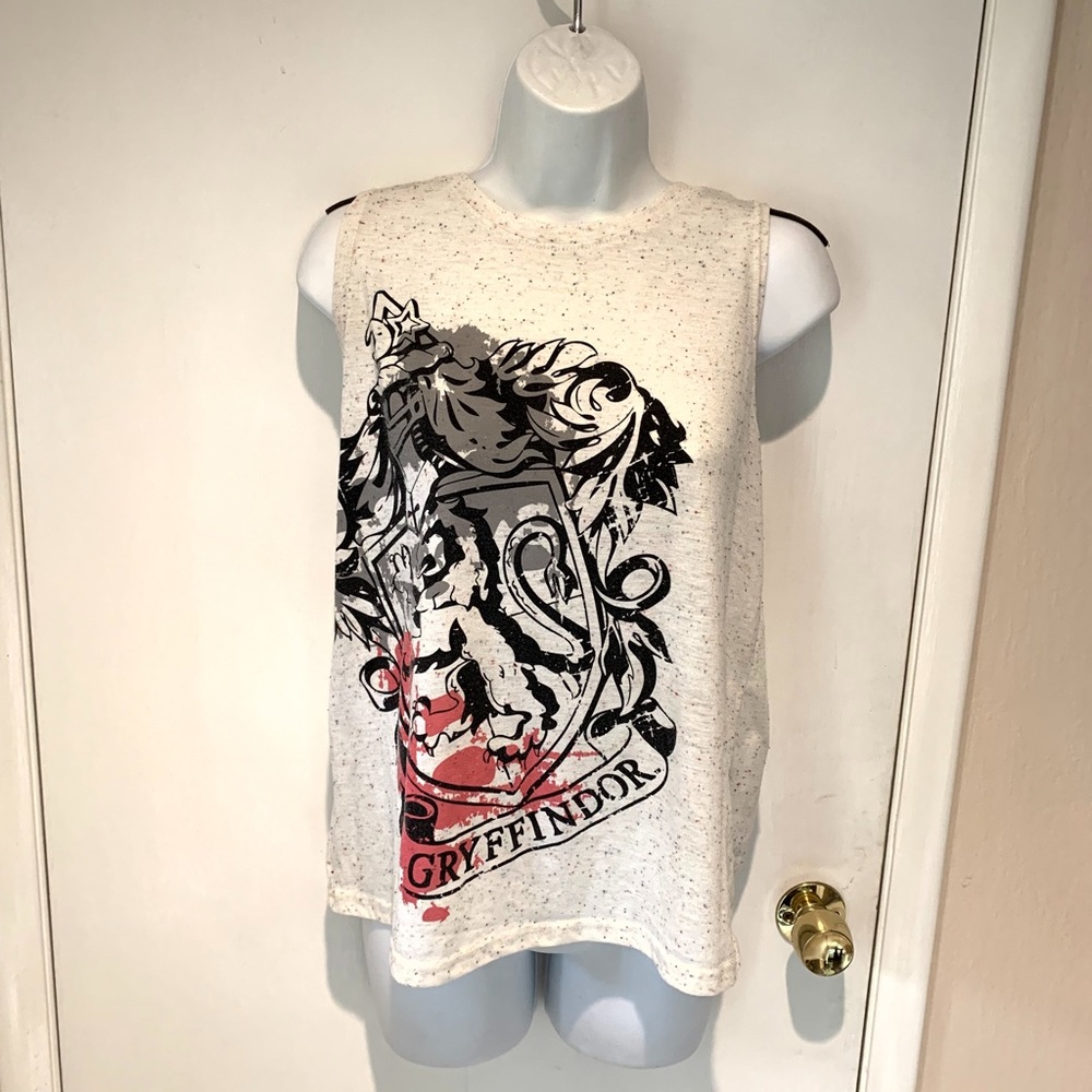 Harry Potter Gryffindor muscle top.  No sleeves, used, size small.